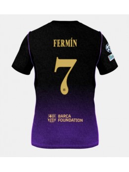 Barcelona Fermin Lopez #7 Replika Borta Kläder 2026-27 Kortärmad Barcelona Fermin Lopez #7 Replika Borta Kläder 2026-27 Kortärmad